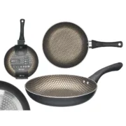 Frigideira antiaderente Kinvara 9 Preto Alumínio Baquelite 22 cm Indução Cozinha | Gourmet - nacloset 2