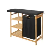 Tábua de Engomar Kipit 1443FL BAMBOO Preto Tecido Bambu Casa | Jardim - nacloset