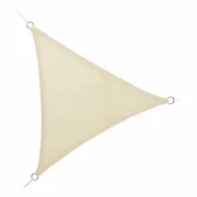 Toldo Faura Bege 5 x 5 x 5 m Triangular Casa | Jardim - nacloset