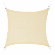 Toldo de vela Faura Bege 5 x 5 m Quadrado Casa | Jardim - nacloset