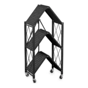 Sapateira Confortime Preto Metal (70 x 34 x 87 cm) Casa | Jardim - nacloset 2