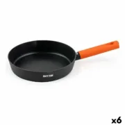 Frigideira Quttin Gastro Preto Laranja 37,5 x 23 x 5 cm (6 Unidades) Cozinha | Gourmet - nacloset