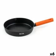 Frigideira Quttin Gastro Preto Laranja 47 x 29,5 x 5,8 cm (6 Unidades) Cozinha | Gourmet - nacloset