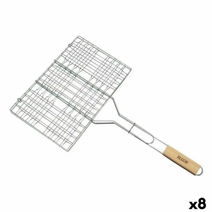 Grelhador Algon Churrasco 35 x 25 x 2 cm (8 Unidades) A Preço de Revenda - nacloset