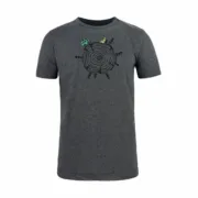 Camisola de Manga Curta Homem Joluvi Wood Cinzento escuro Moda | Acessórios - nacloset