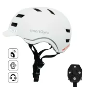 Capacete para Trotinete Elétrica Smartgyro SMART PRO Branco Eletrónica | Jogos - nacloset