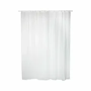 Cortina de Duche Exma Branco PVC 140 x 180 cm Banho - nacloset
