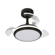 Ventilador de Teto CristalRecord Preto 35 W 1000 Lm (3000 K) (4000 K) Ar condicionado e ventiladores - nacloset