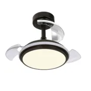 Ventilador de Teto CristalRecord Preto 35 W 1000 Lm (3000 K) (4000 K) Ar condicionado e ventiladores - nacloset 2