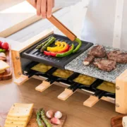 Grelha Grill Cecotec Cheese&Grill 8400 Wood MixGrill 1200 W Chapas e grelhadores - nacloset 2