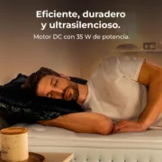 Ventilador de Teto Cecotec EnergySilence Aero 5295 Ø 132 cm Preto Dourado 18 W 35 W Ar condicionado e ventiladores - nacloset 2