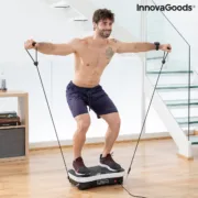 Plataforma Vibratória de Treino com Acessórios e Guia de Exercícios Vybeform InnovaGoods VYBEFORM Model (Recondicionado B) Aparelhos de Musculação - nacloset 2