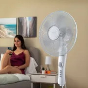 Ventilador de Pé InnovaGoods Freshinn Branco 45 W Ar condicionado e ventiladores - nacloset 2