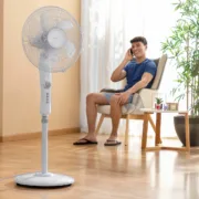 Ventilador de Pé InnovaGoods Branco 45 W Multicolor 30 x 40 cm (Recondicionado B) Ar condicionado e ventiladores - nacloset 2
