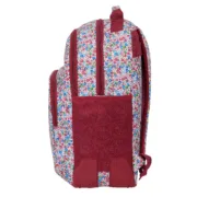 Mochila Escolar Safta Flores coimbra burdeos 32 x 42 x 15 cm Jogos | Disfarces - nacloset