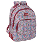 Mochila Escolar Safta Flores coimbra burdeos 32 x 42 x 15 cm Jogos | Disfarces - nacloset 2