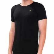 Camisola de Manga Curta Homem Hanker Preto Desporto | Lazer - nacloset