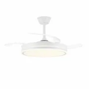 Ventilador de Teto CristalRecord EVO RETRAC Transparente 72 W Ar condicionado e ventiladores - nacloset