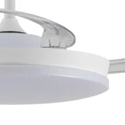 Ventilador de Teto CristalRecord Branco 72 W (3000 K) (4000 K) Ar condicionado e ventiladores - nacloset 2