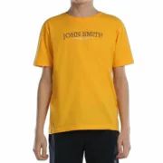 Camisola de Manga Curta Criança John Smith Efebo  Amarelo Moda | Acessórios - nacloset
