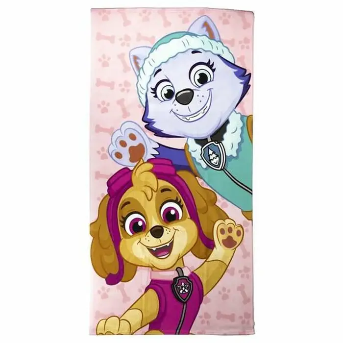 Toalha de Praia The Paw Patrol Cor de Rosa 70 x 140 cm Microfibra Desporto | Lazer - nacloset 2