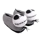 Pantufas Para Crianças 3D The Nightmare Before Christmas Preto Chinelos de casa - nacloset