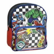 Mochila Escolar The Avengers Preto Jogos | Disfarces - nacloset