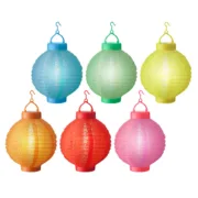Lanterna Lumineo Cores sortidas Nylon Casa | Jardim - nacloset
