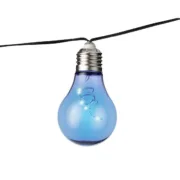 Grinalda de Luzes LED Lumineo Preto Multicolor Branco quente 4,5 m LED RGB 10 Casa | Jardim - nacloset 2