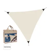 Toldo Lifetime Creme Triangular 3,6 x 3,6 x 3,6 m Casa | Jardim - nacloset