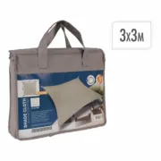 Tecido Lifetime Cinzento Quadrado 3 m Exterior Casa | Jardim - nacloset