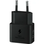 Carregador de Parede Samsung EP-T2510NBEGEU 25 W Preto Eletrónica | Telefones e Tablets - nacloset 2