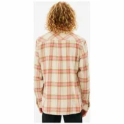 Camisa de Manga Comprida Homem Rip Curl Salt Walter Culture Bege Camisas - nacloset 2