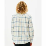 Camisa de Manga Comprida Homem Rip Curl Checked in Flannel Franela Branco Camisas - nacloset 2