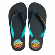Chinelos para Homem Rip Curl Wetty Fade Bloom Preto Chinelos e meias de natação - nacloset
