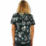 Camisa Rip Curl Swc Botanica S/S Homem Manga curta Preto Camisas - nacloset 2