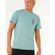 Camisola de Manga Curta Homem Rip Curl Search Icon Tee Azul Moda | Acessórios - nacloset 2