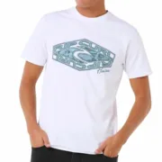 Camisola de Manga Curta Homem Rip Curl Refill Tee Branco XL Moda | Acessórios - nacloset