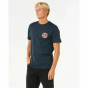Camisola de Manga Curta Homem Rip Curl Shred Til Tee Azul Marinho Moda | Acessórios - nacloset 2