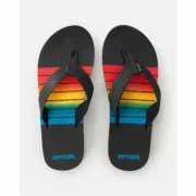 Chinelos para Homem Rip Curl Ripper Bloom Preto Chinelos e meias de natação - nacloset 2