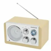 Rádio AM/FM Denver Electronics TR-63LW Madeira AM/FM Vintage Eletrónica | Som - nacloset