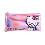 Bolsa Escolar Hello Kitty Cor de Rosa Estojos - nacloset