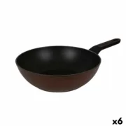 Frigideira Quttin Sahara Alumínio Forjado Castanho 48 x 29 x 8 cm (6 Unidades) Cozinha | Gourmet - nacloset