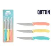 Faca de Cozinha Quttin Basic 11 cm 3 Peças (18 Unidades) Cozinha | Gourmet - nacloset 2