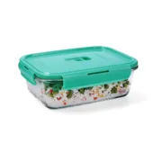 Lancheira Hermética Luminarc Turquesa Turquesa Vidro 1,22 L (6 Unidades) A Preço de Revenda - nacloset 2