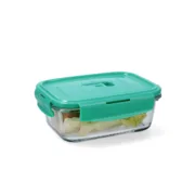Lancheira Hermética Luminarc Turquesa Turquesa Vidro 820 ml (6 Unidades) A Preço de Revenda - nacloset 2