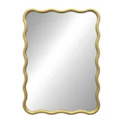 Espelho de parede Versa Dourado 2,2 X 73 X 53 CM Casa | Jardim - nacloset 2