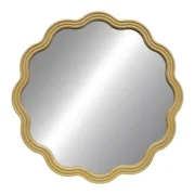 Espelho de parede Versa Dourado 3 x 60 x 60 cm Casa | Jardim - nacloset 2
