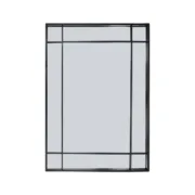 Espelho de parede Versa Preto 2,9 X 76 X 53 CM Casa | Jardim - nacloset 2