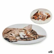 Tapete Gato Cinzento (46 x 0,5 x 67 cm) (12 Unidades) A Preço de Revenda - nacloset